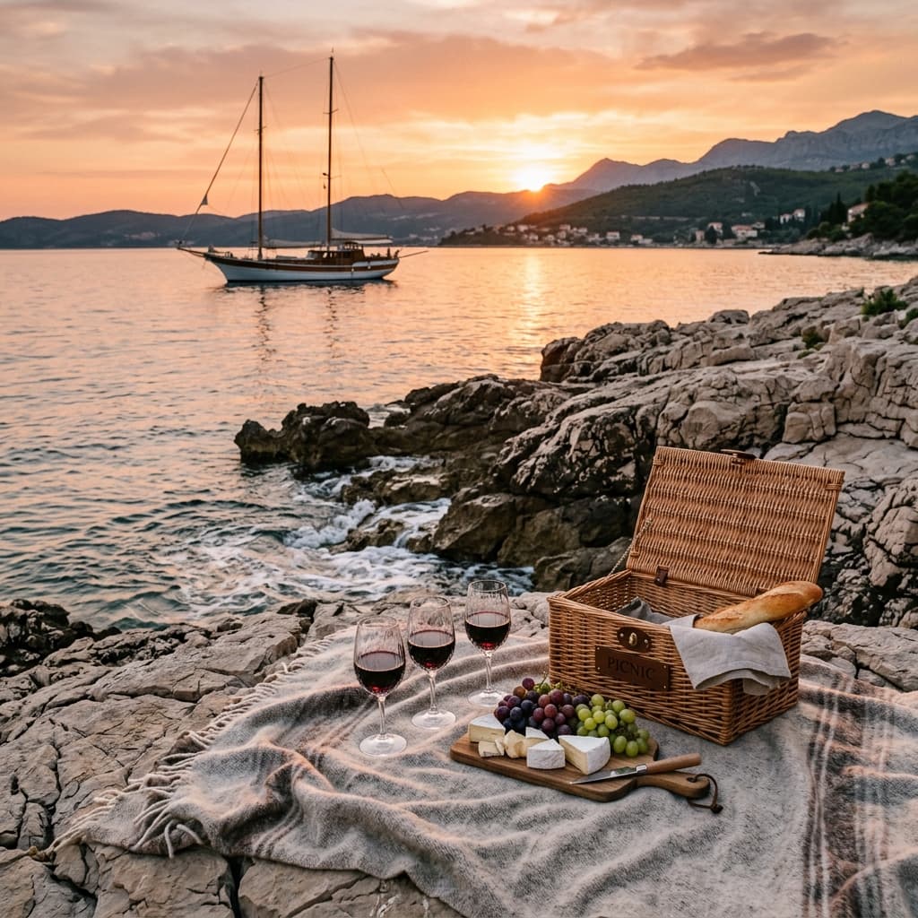 Sunset Picnic Croatia